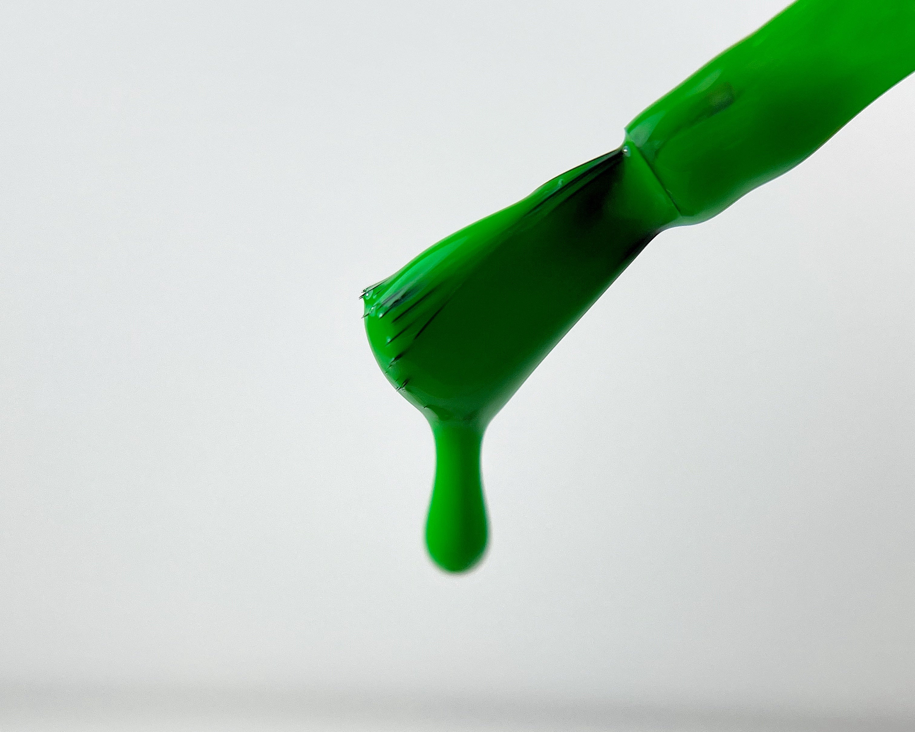 Why do nail products heat up in the nail lamp?